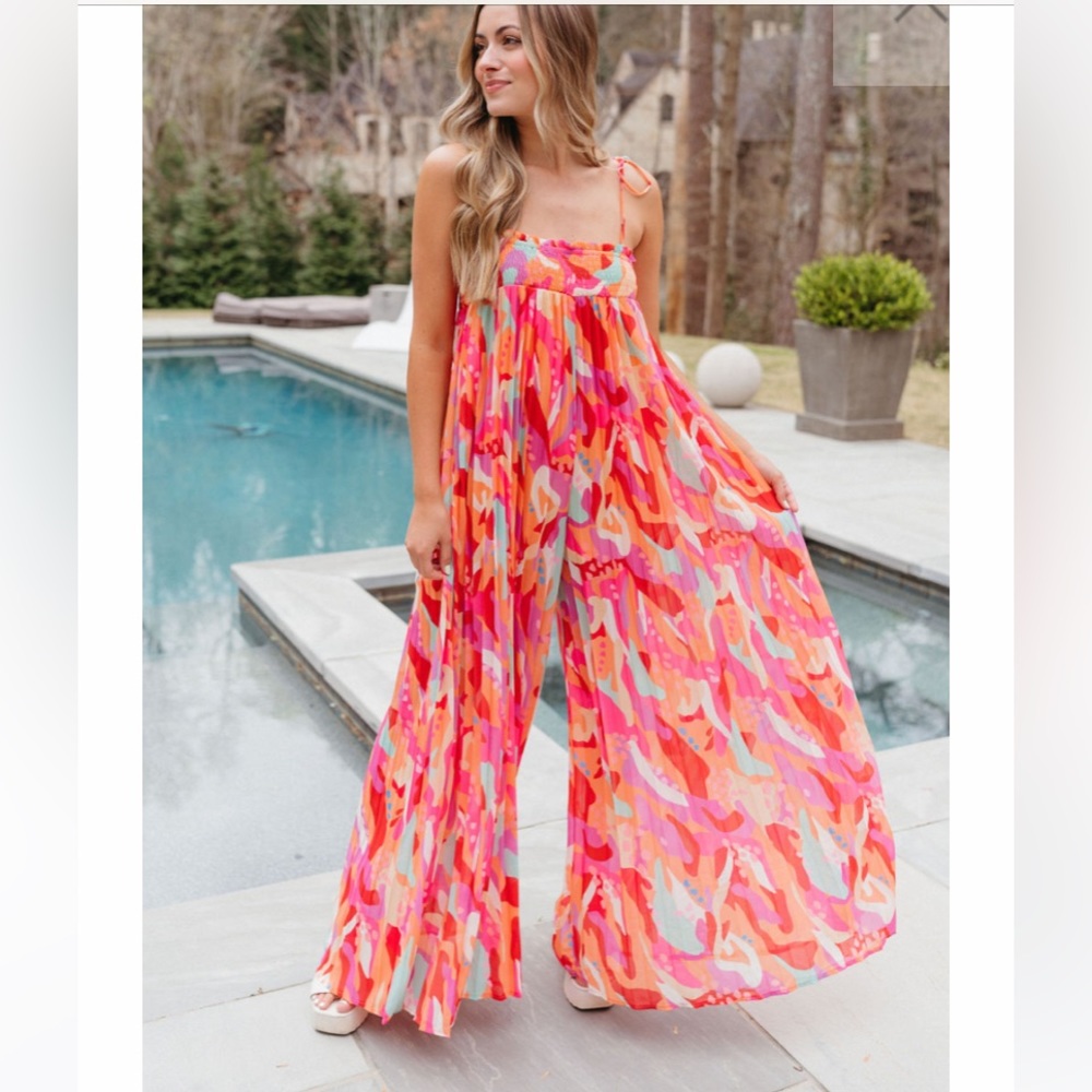 Multicolor jumpsuit NWT